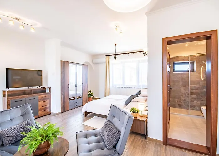 Lägenhet Scenic View - Infra Sauna - Spacious - Mandula Vendeghaz *